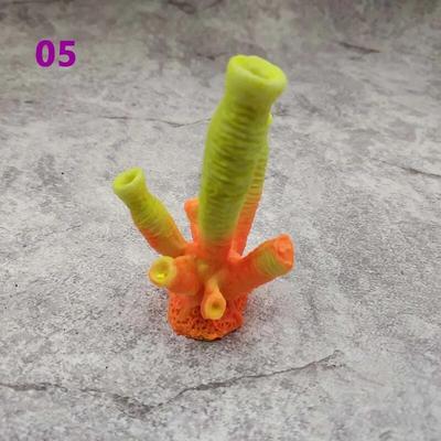 Resin Fish Tank Landscape: Artificial Coral & Colorful Fish Ornament 5