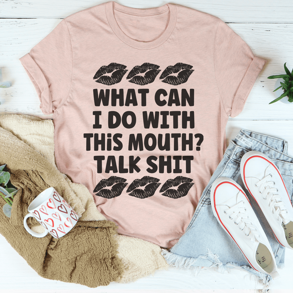 What Can I Do With This Mouth Tee 3XL Mauve
