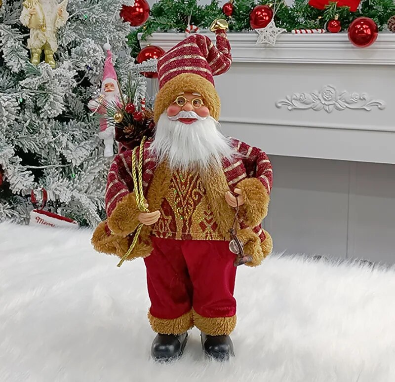 Christmas Elf Doll: New Fairy Doll Accessories For Desk Decoration Home Accessories Fairy Statues Cats Winered