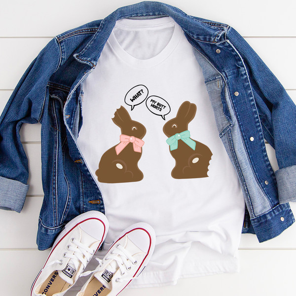 Chocolate Bunny Tee White 2XL