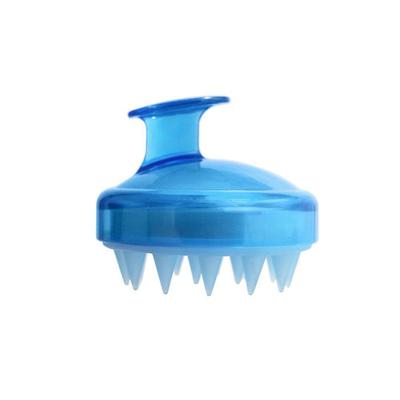 Silicone Scalp Massager Dandruff Remover Shampoo Brush For Healthy Hair Blue