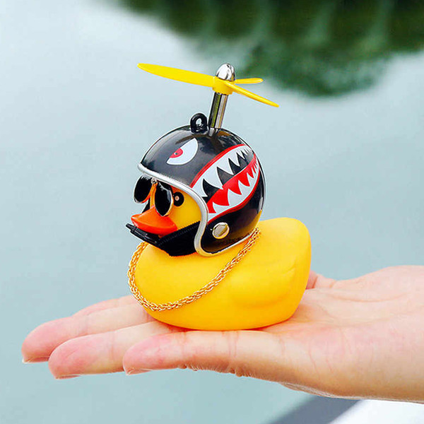 Gangster Rubber Duck Car Toy Black