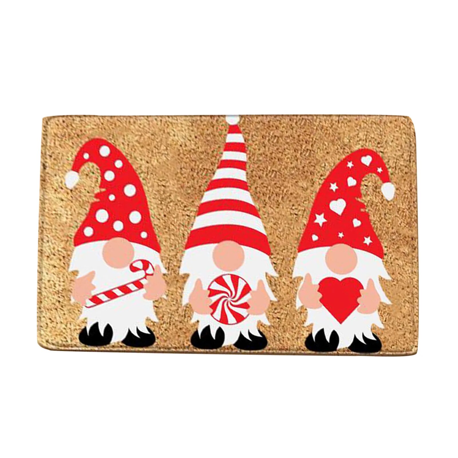 Christmas Festival Decoration: Front Door Indoor Outdoor Anti Skid Mat 60x40cm Festive Holiday DEcor I