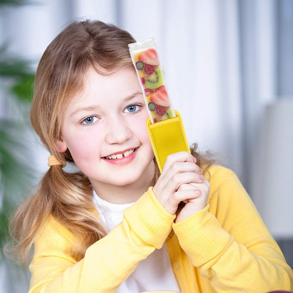 Cool Popsicle Sleeve Holder Yellow
