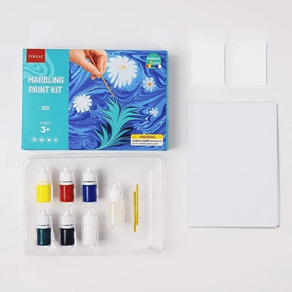 Water Marbling Paint Art Kit 6 Color