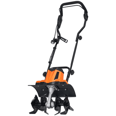 10 Amp Corded Electric Tiller Cultivator 14 Width, 3.94 Depth, Lightweight Garden Rototiller For Lawn Soil Digging 10 Amp Corded Electric Tiller Cultivator 14 Width, 3.94 Depth, Lightweight Garden Rototiller For Lawn Soil Digging