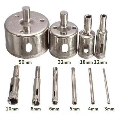 10pcs Diamond Hole Saw Drill Bit Set Maker Cutter Glass Ceramic Tile Porcelain 10pcs Diamond Hole Saw Drill Bit Set Maker Cutter Glass Ceramic Tile Porcelain
