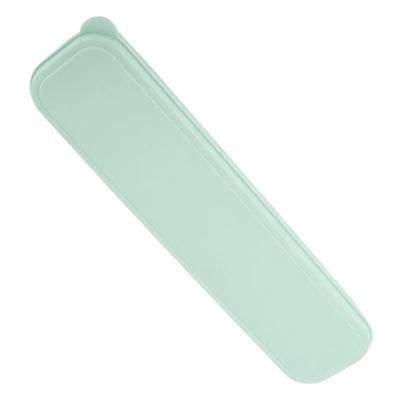 Portable Tableware Box: Flip Cover Cutlery Case For Environmentally Friendly Spoon Storage Household Supplies Green