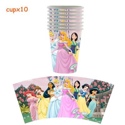 Disney Princess Snow White Birthday Party Decorations & Supplies: Tableware Sets, Cups, Plates, Loot Bags & More For Gir cup 10pcs