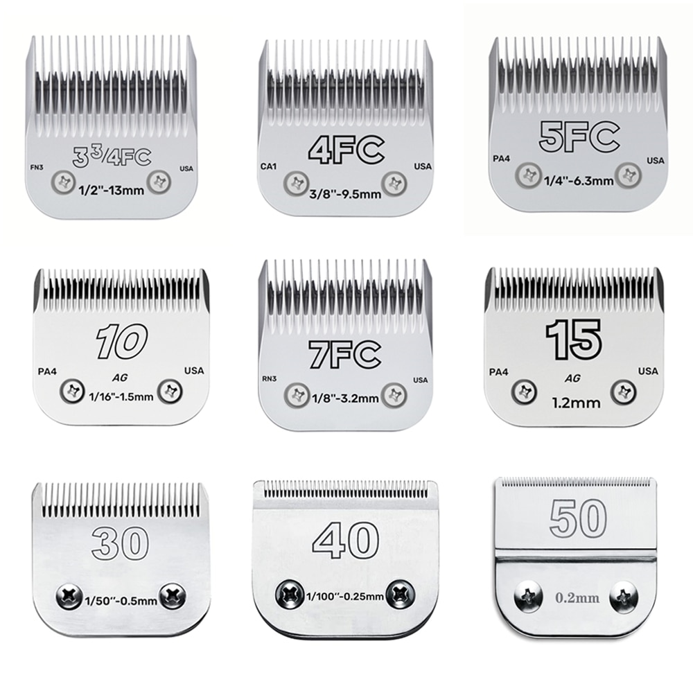 Pet Clipper Blade: A5 Compatible With Andis & Oster Ceramic Blade 4FC 9.5mm