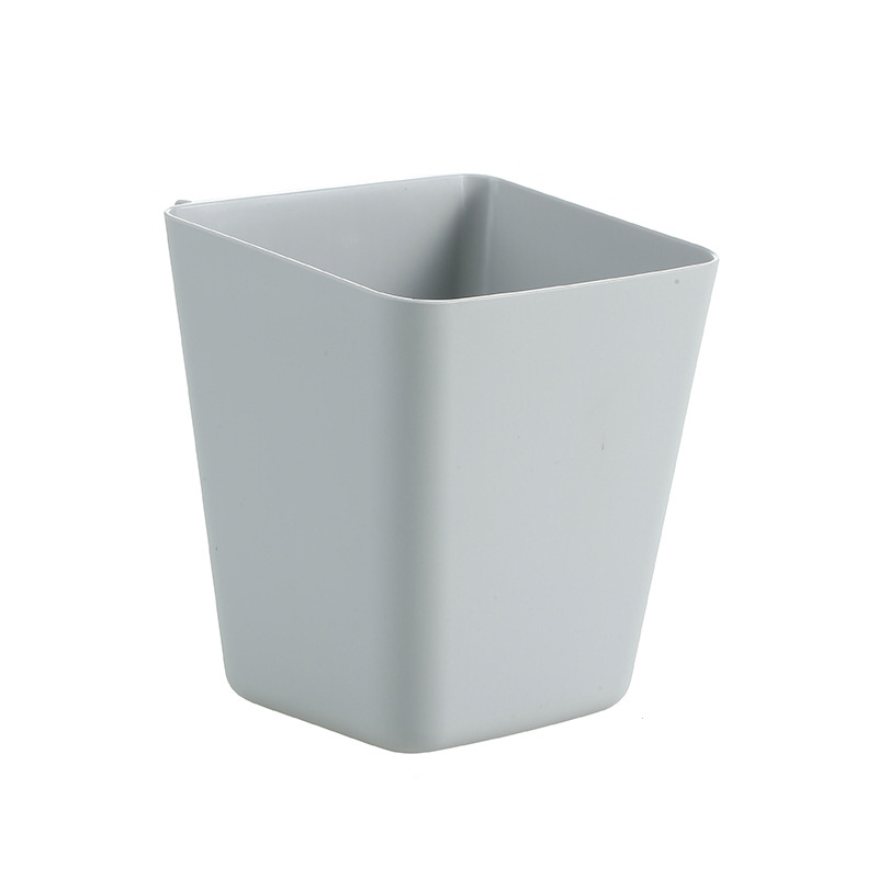Portable Plastic Storage Baskets: Compact Organizers For Kitchen & Bathroom Gray