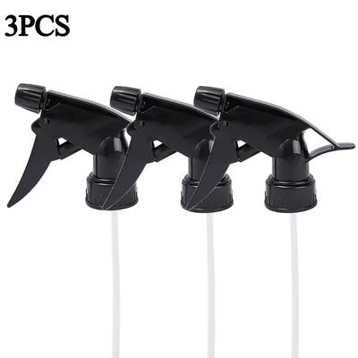Trigger Sprayer Spray Bottle Nozzle Head Manual Home Cleaning Sprinklers Sprays System Garden Watering Tool Universal No Random 3PCS