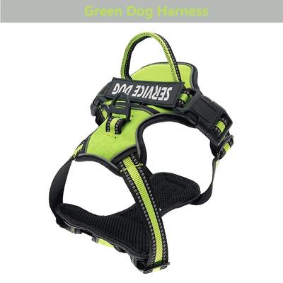 Adjustable Reflective Dog Harness Leash | Mesh Chest Strap & Traction Rope XL 2