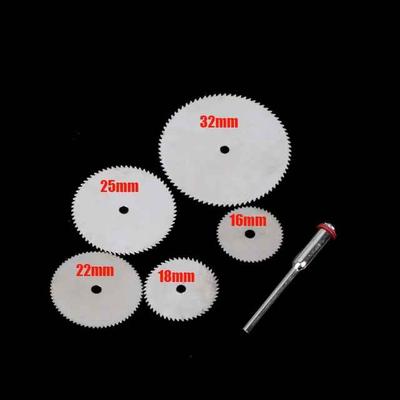 6Pcs Mini Circular Saw Blade Electric Grinding Cutting Disc Rotary Tool For Dremel Metal Cutter Power Tool Wood Cutting 6pc