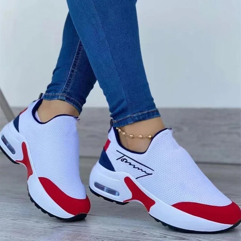 Sneakers Women Shoes Fashion Tennis Canvas Shoes Female Casual Shoes Ladies Sport Shoes WHITE 40