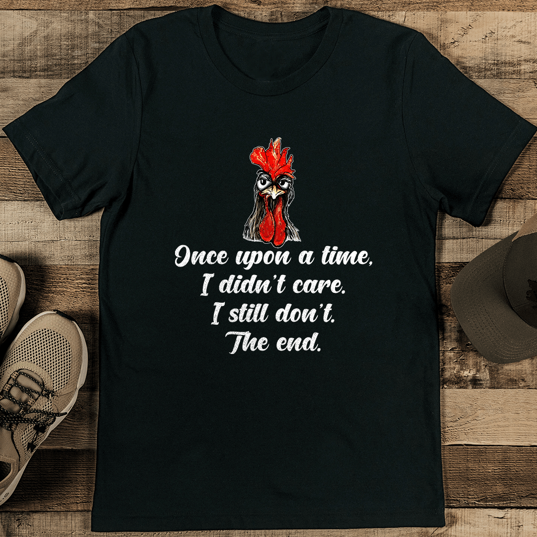 Once Upon A Time I Didn't Care I Still Don't The End Tee L Athletic Heather