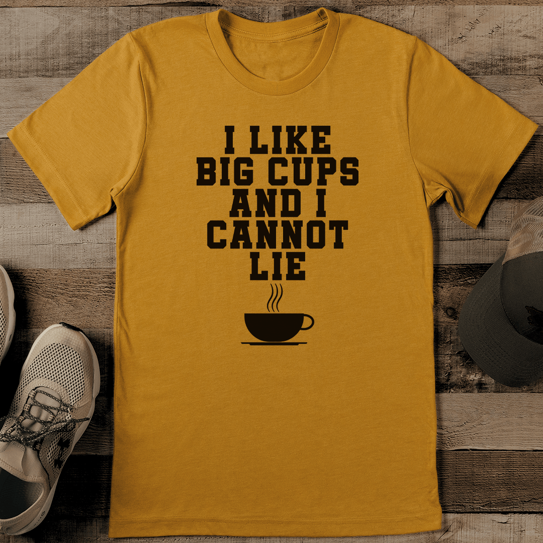 I Like Big Cups And I Cannot Lie Tee 2XL Black Heather