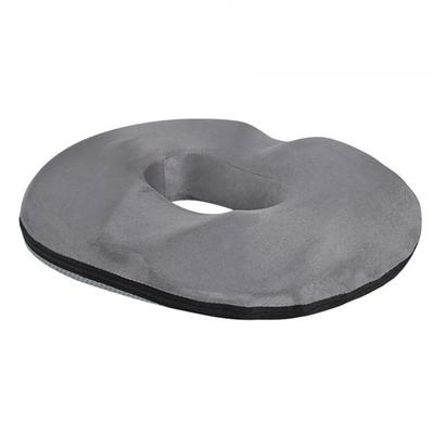 Orthopedic Memory Foam Donut Pillow For Tailbone And Hemorrhoid Relief Seat Cushion For Office Or Pregnancy Use light Gray