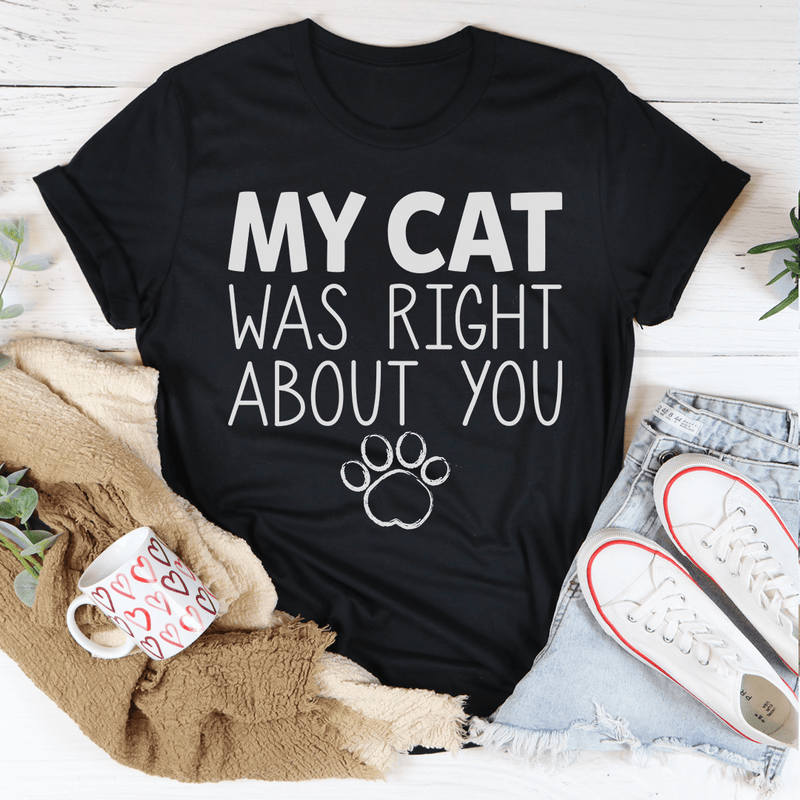 My Cat Was Right About You Tee 3XL Heather Prism Peach
