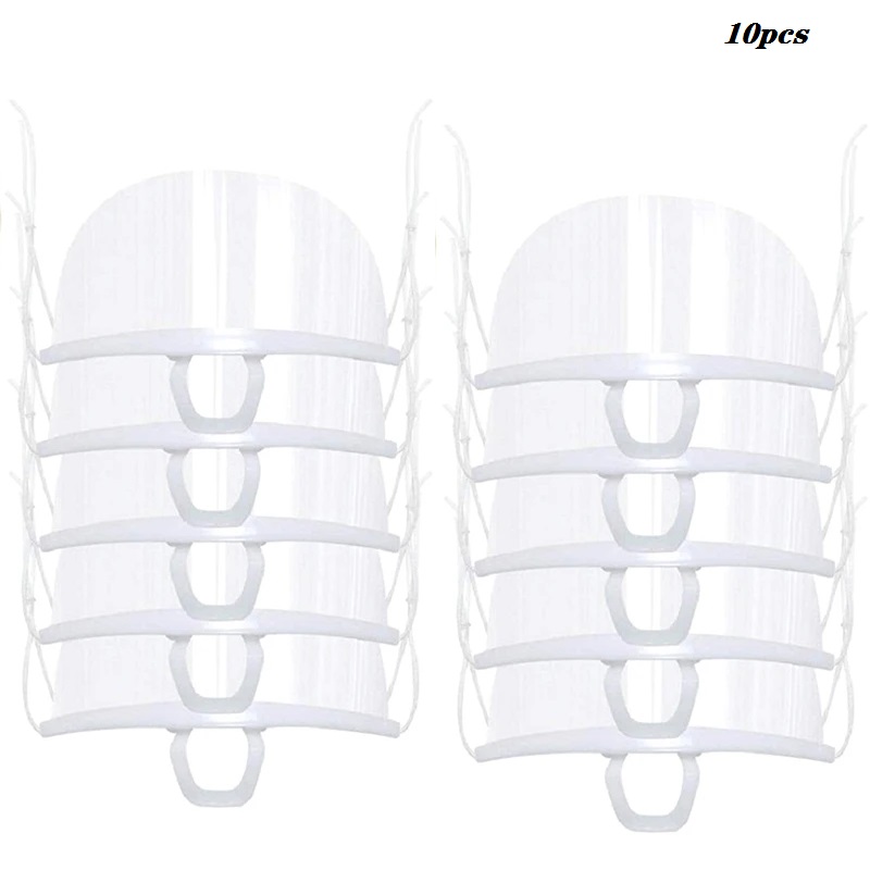 10 Transparent Anti Fog Masks For Catering & Kitchen Professionals 10pcs