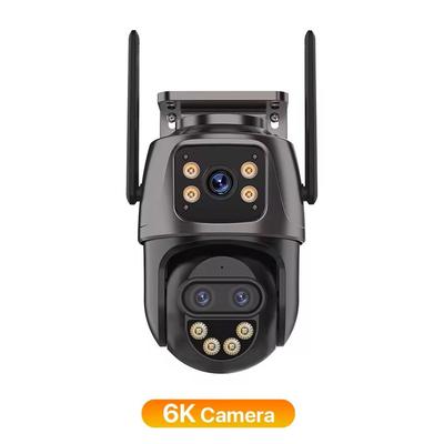 6K 9MP WiFi Outdoor PTZ Security Camera Triple Lens, Dual Screen, 8x Zoom, AI Motion Tracking au Plug 3k Add 32g