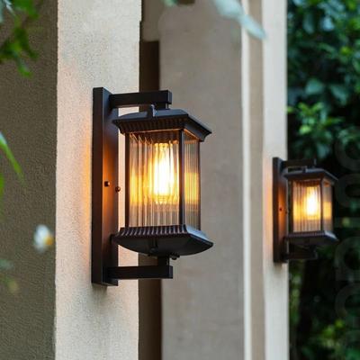 Outdoor Wall Lamp Metal Waterproof Outside Wall Lights AC90 260V Exterior Wall Lighting For Hotel Villa Big Porch Garden Outdoor Wall Lamp Metal Waterproof Outside Wall Lights AC90 260V Exterior Wall Lighting For Hotel Villa Big Porch Garden