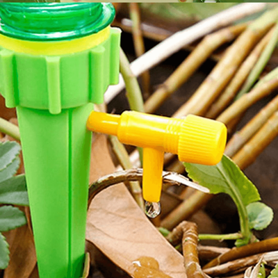 Easy to Install Self Watering Spikes | Automatic Plastic Watering Spikes | No Mess Plant Watering Spikes 24 Pack