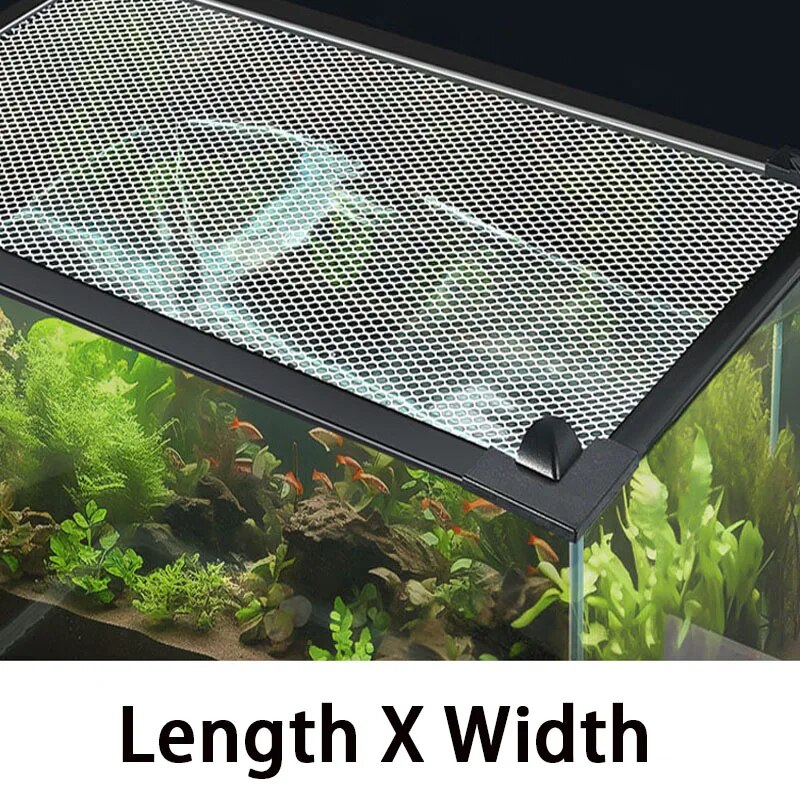 Fish Tank Anti Jump Net: Invisible, Magnetic, Secure Cover 60X40CM