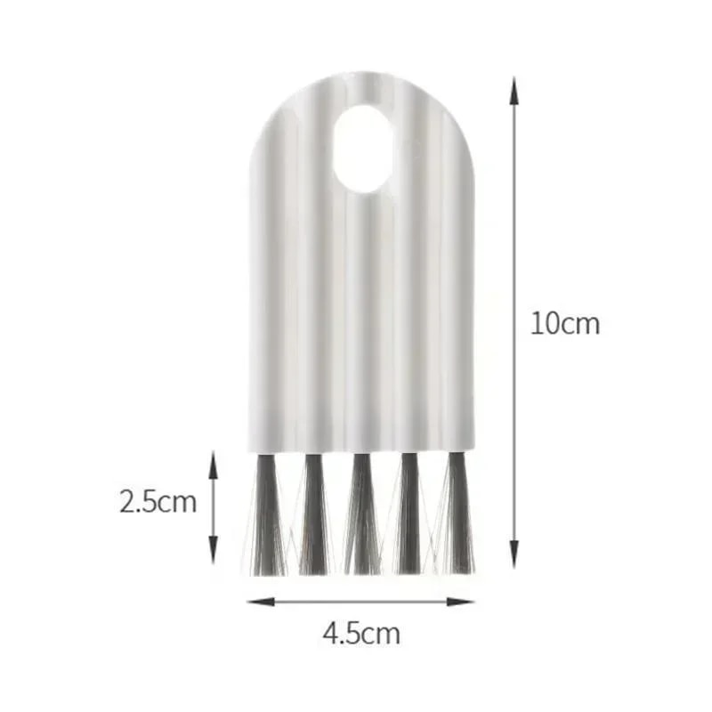 Household Cleaning Brush For Keyboards, Gaps, And Cups Small Decontamination Tool WHITE