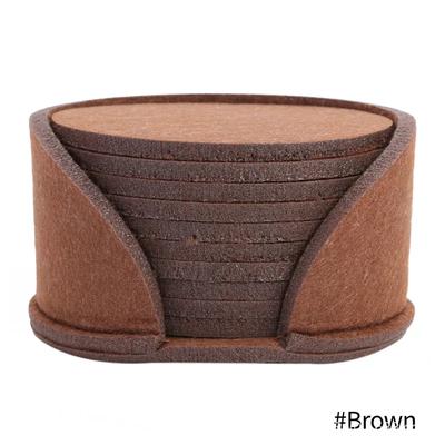 Felt Coaster Dining Table Protector Pad | Heat Resistant Cup Mat For Coffee Tea Black