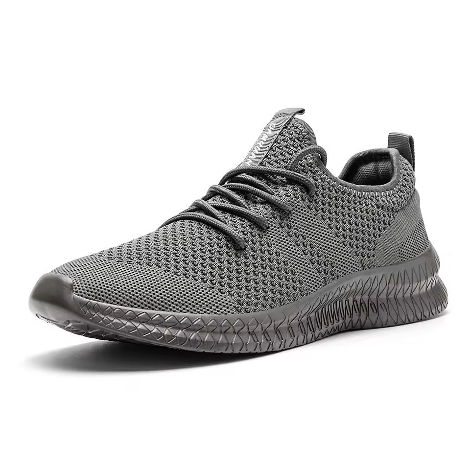 Women Casual Mesh Sneakers Comfortable Walking Flat Shoes us 7.5 (eu 38) dark Gray