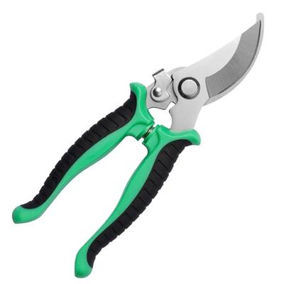 Professional Bypass Pruning Shears: Sharp Garden Scissors For Tree Trimming & Secateurs Hand Clippers Beak Scissors green