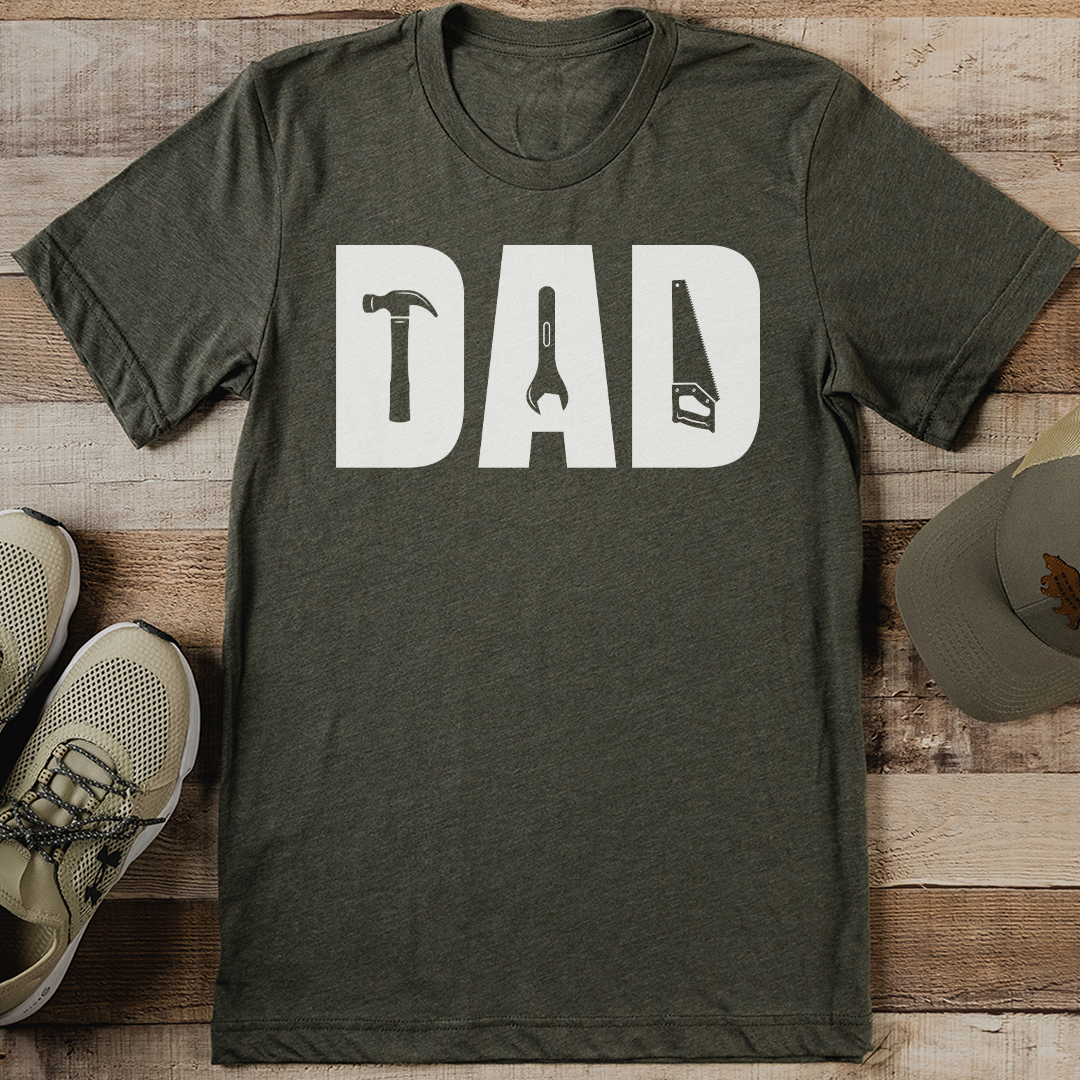 Dad Tee L Black Heather