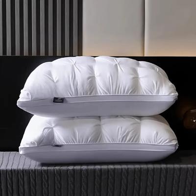 Luxurious 5 Star Hotel Quality Pillow Deep Sleep Neck Support, Non Collapse Core, 20x30 Inches 1pcs White 77x51cm