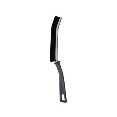 Effective Grout Cleaner Brush With Stiff Angled Bristles For Showers, Bathtubs, Kitchens, And Household Cleaning Black