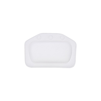 3D AirMesh Luxury Bathtub Pillow White