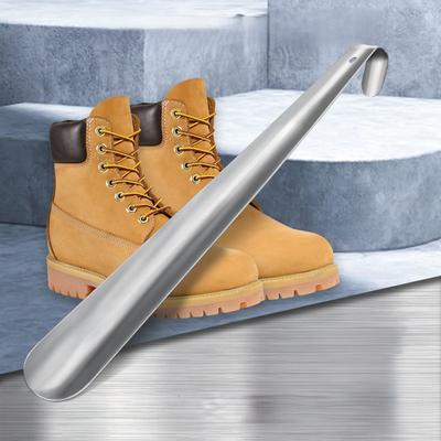 Extra Long Metal Shoe Horn 16.5" Handle For Seniors & Easy Shoe Assistance Extra Long Metal Shoe Horn 16.5" Handle For Seniors & Easy Shoe Assistance