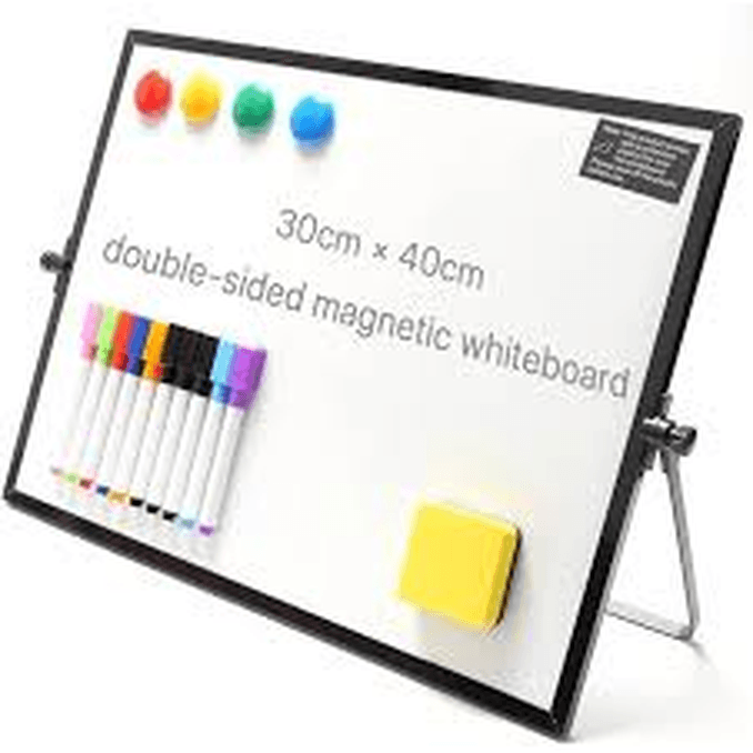 Portable Dry Erase Whiteboard With Stand A3 A4 Sizes For Desk, Classroom & Presentations 8.3x11.8 In a3