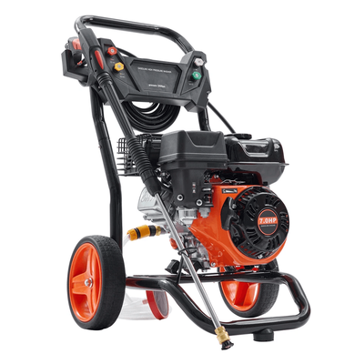 Gas Powered Pressure Washer, 5 Nozzles, Heavy Duty Outdoor Cleaning Machine Gas Powered Pressure Washer, 5 Nozzles, Heavy Duty Outdoor Cleaning Machine