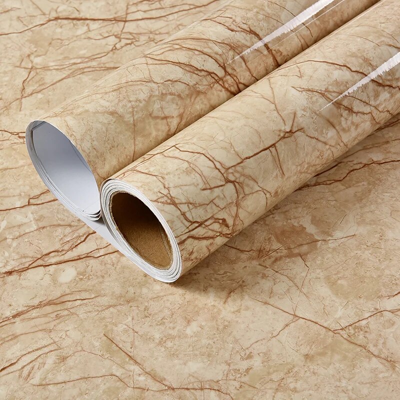 Waterproof Vinyl Wallpaper: Bathroom & Kitchen Decor BYL 50cmx5m