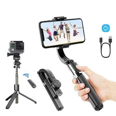 Wireless Bluetooth Live Vlog Smart Phone Handheld Gimbal Stabilizer Black