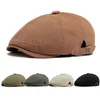 Neue Zeitungs jungen mütze Frühling Herbst Männer Frauen Mode Baumwolle Baskenmützen Vintage Visier Flach hut Sommer lässig Hip Hop coole Mützen täglich tragen