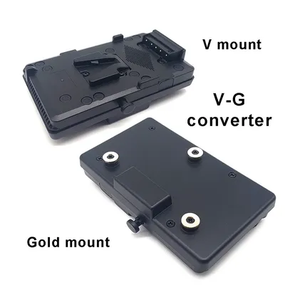 V Mount Lock auf Gold Mount Batterie adapter platte für Anton Bauer Fit Sony Panasonic JVC Video UC9557