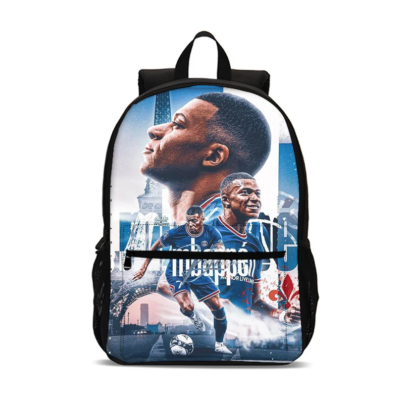 M-Mbappes Football sport sac à dos éclair éclair sac d'école sport sac à dos Star joueur école sac à dos livre sacs