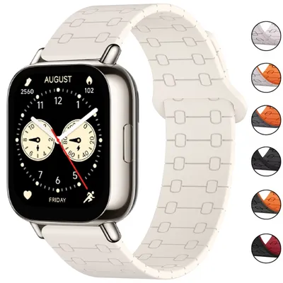22 MM Magnetische Band Für Redmi Uhr 5 aktive Sport Armband Correa Für Xiaomi Redmi Uhr 5 Lite Weiche Silikon schleife Handgelenk Riemen Image
