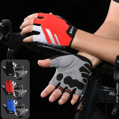 Half Finger Bike Gloves MTB Road Spring Summer Breathable Shorts Bicycle Gloves Men Women Gel Padded Cycling Gloves
