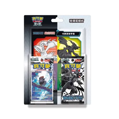 2025 Original Hot Pkm Trading Card Ptcg Scarlet & Violet 11 Black Bolt White Flare Cards Traditionelle Chineseversion Überraschungsgeschenke Image