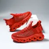 2025 heißer Verkauf Mode Rot Kinder Laufschuhe Atmungsaktive Mesh Klinge Turnschuhe Größe 26-39 Outdoor Sport Schuhe Trainer kinder
