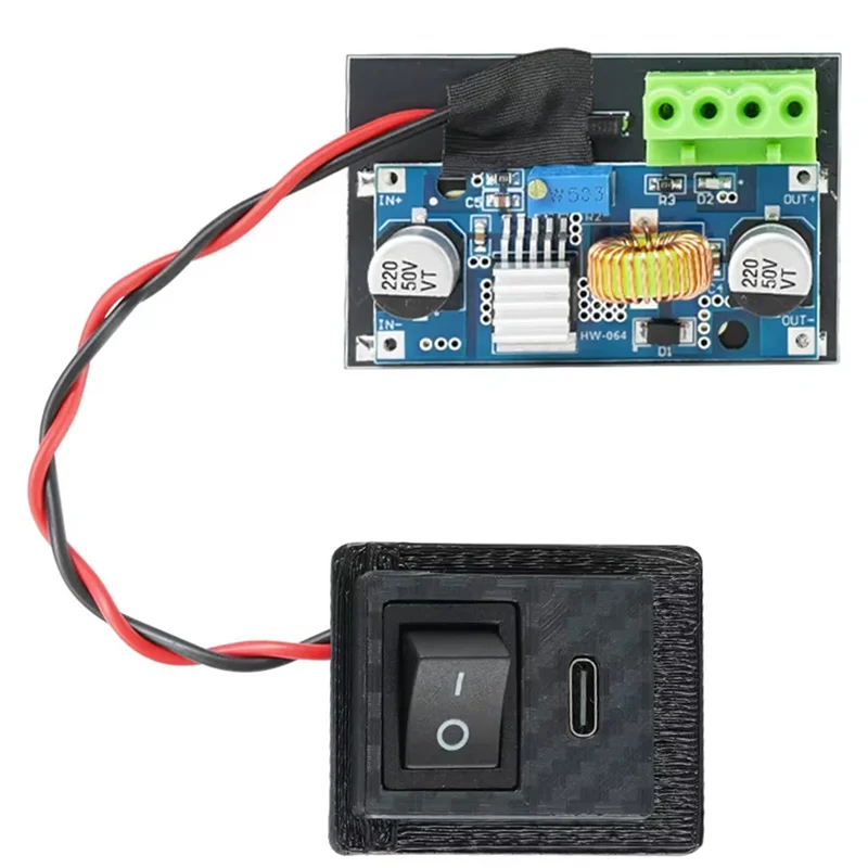 【USB-C-Kabel】Ersatz Typ C PSU Mod für PS2 Power Board für PS2 Fat Console Netzteilplatine