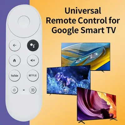 G9N9N Google Chromecast Fernbedienung Ersatz Sprachstreaming Media Player 4k Snow Image
